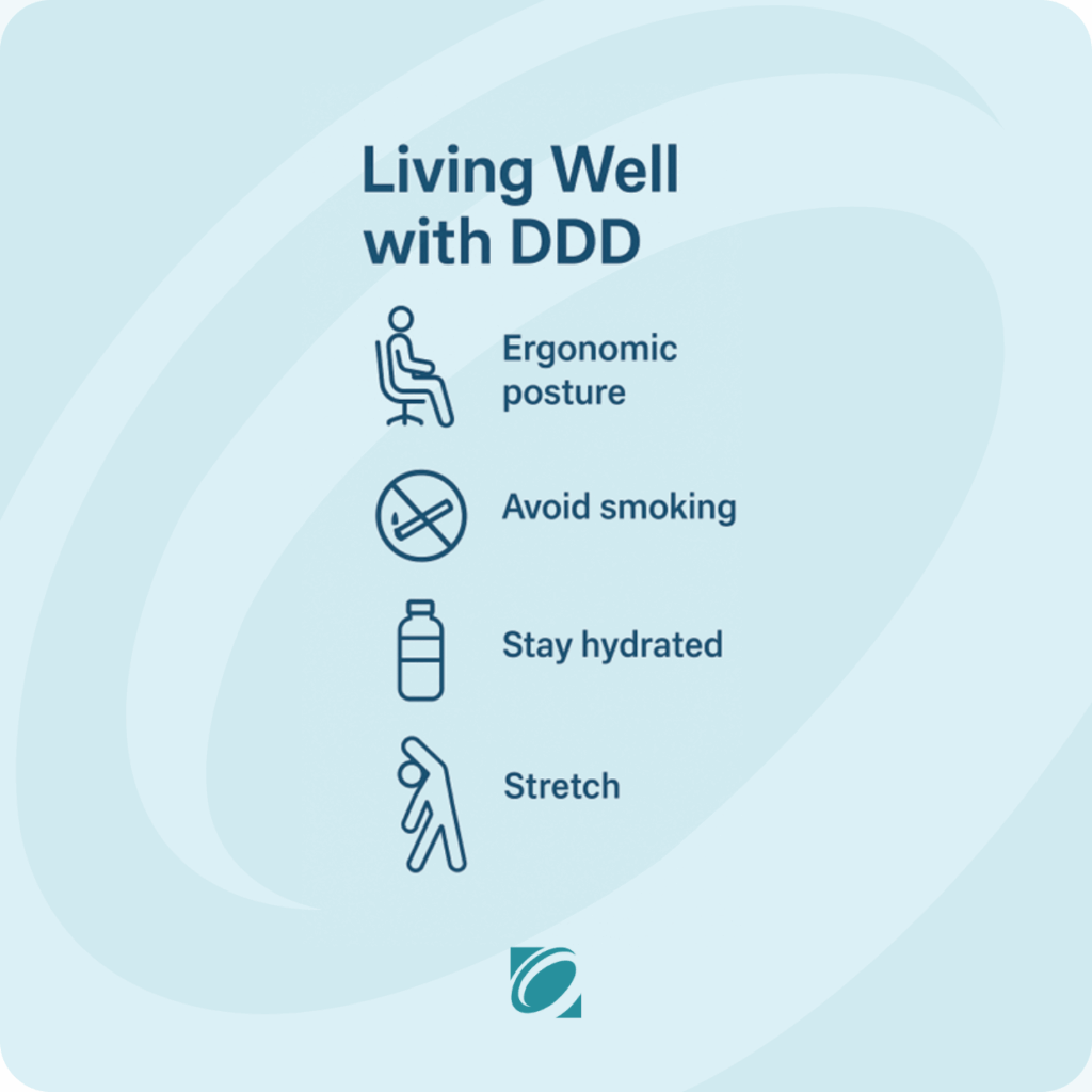 Infographic - Degenerative Disc Disease Tips